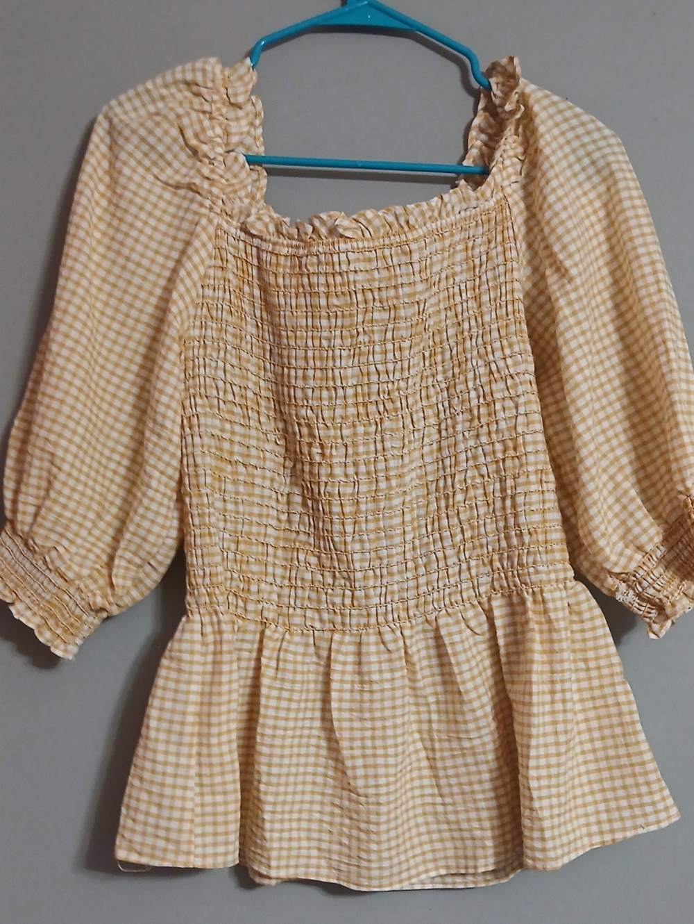 Womens Xl Max Studio Yellow  Blouse